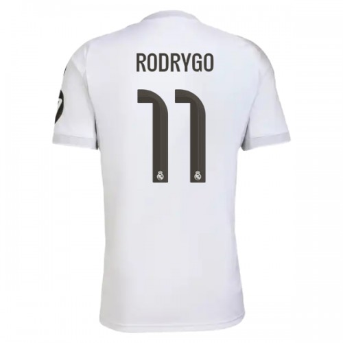 Camisola do Real Madrid Rodrygo 11 Equipamento Principal 2025-26 Camisola do Real Madrid Rodrygo 11 Equipamento Principal 2025-26